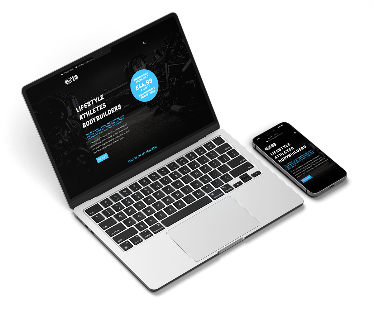 The Lab Gym Hemel - website design and build