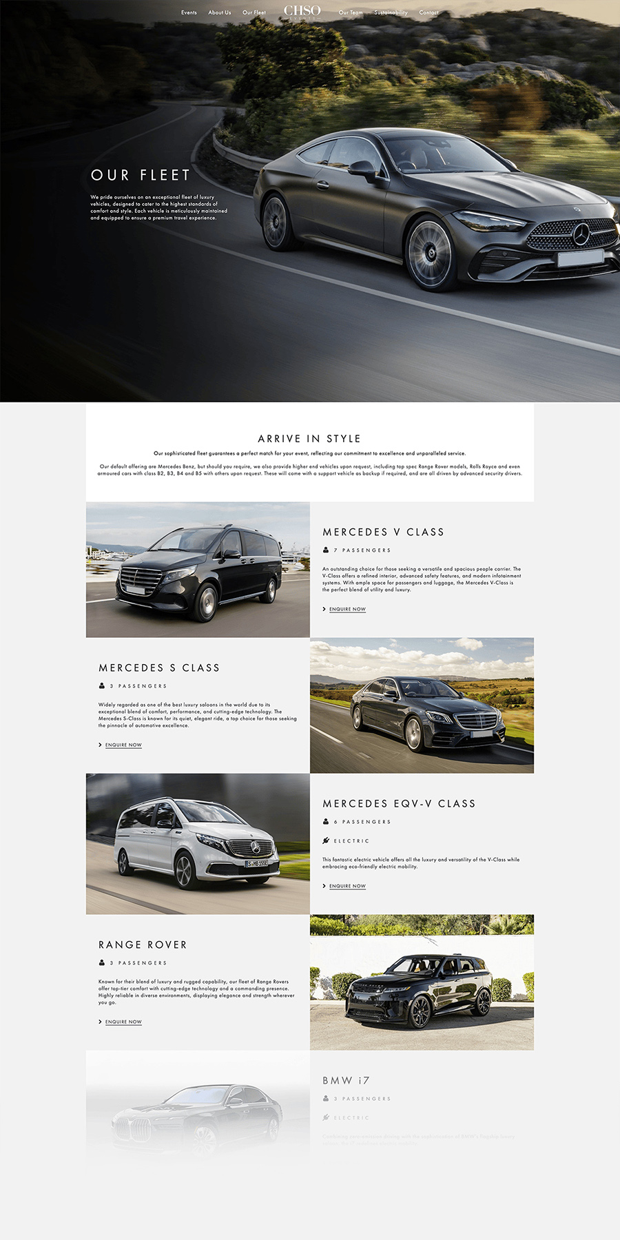 Work CHSO-1 Our work, CHSO Events fleet page desktop view